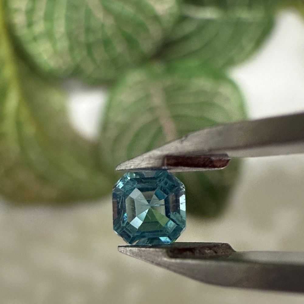Square Blue Apatite